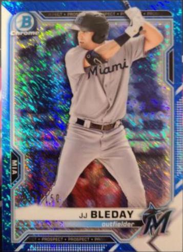 JJ Bleday [Blue Shimmer Refractor] #BCP-93