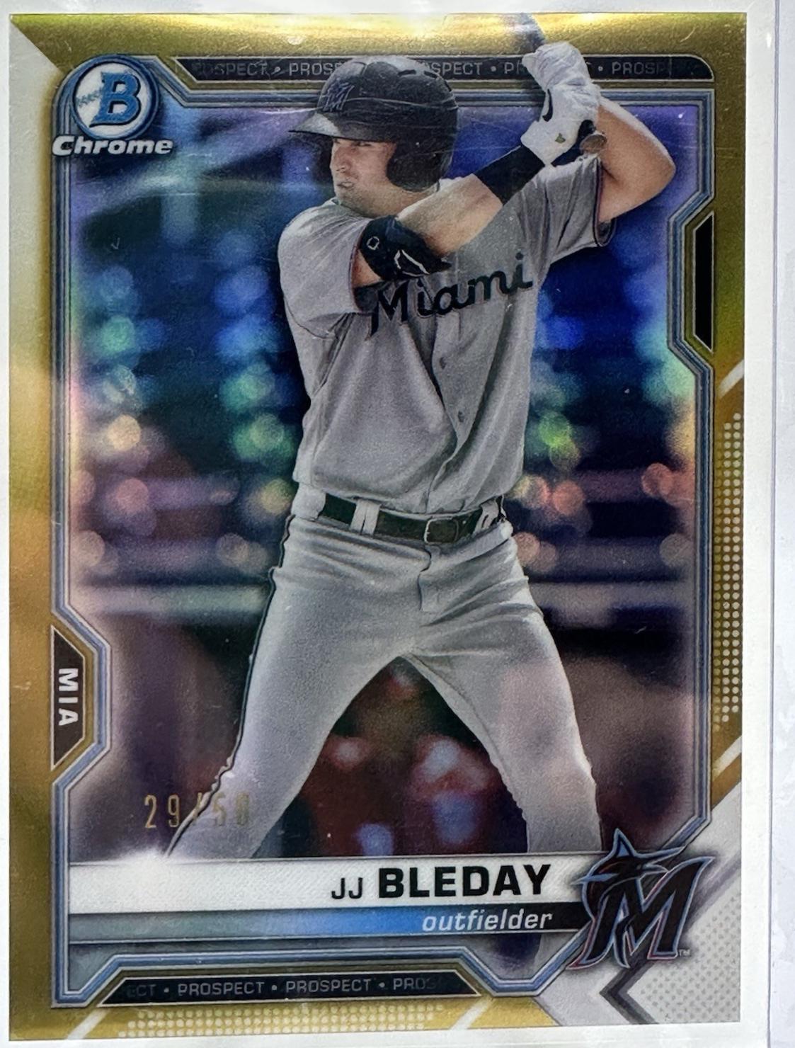JJ Bleday [Gold Refractor Mega Box Mojo] #BCP-93