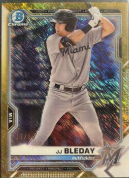 JJ Bleday [Gold Shimmer Refractor] #BCP-93