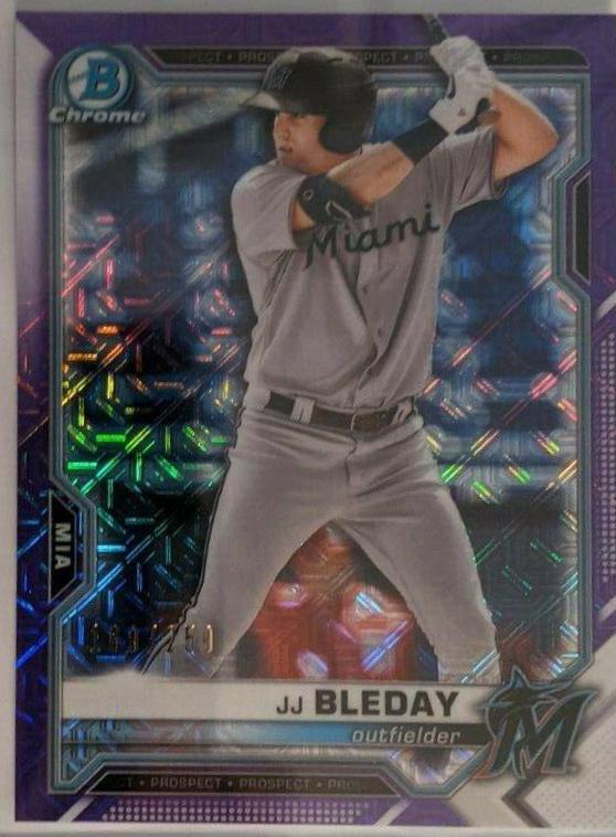 JJ Bleday [Purple Refractor Mega Box Mojo] #BCP-93