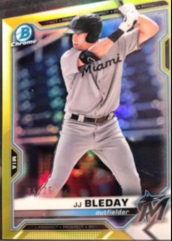 JJ Bleday [Yellow Refractor] #BCP-93