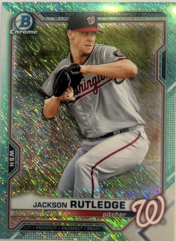 Jackson Rutledge [Aqua Shimmer Refractor] #BCP-103