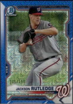 Jackson Rutledge [Blue Refractor Mega Box Mojo] #BCP-103