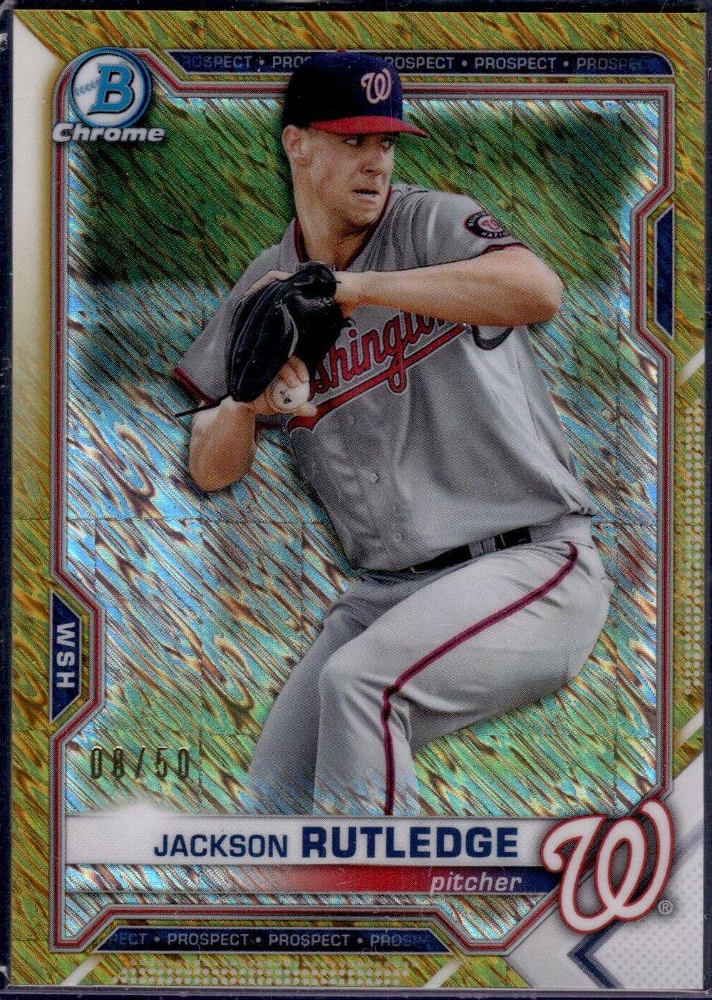 Jackson Rutledge [Gold Shimmer Refractor] #BCP-103