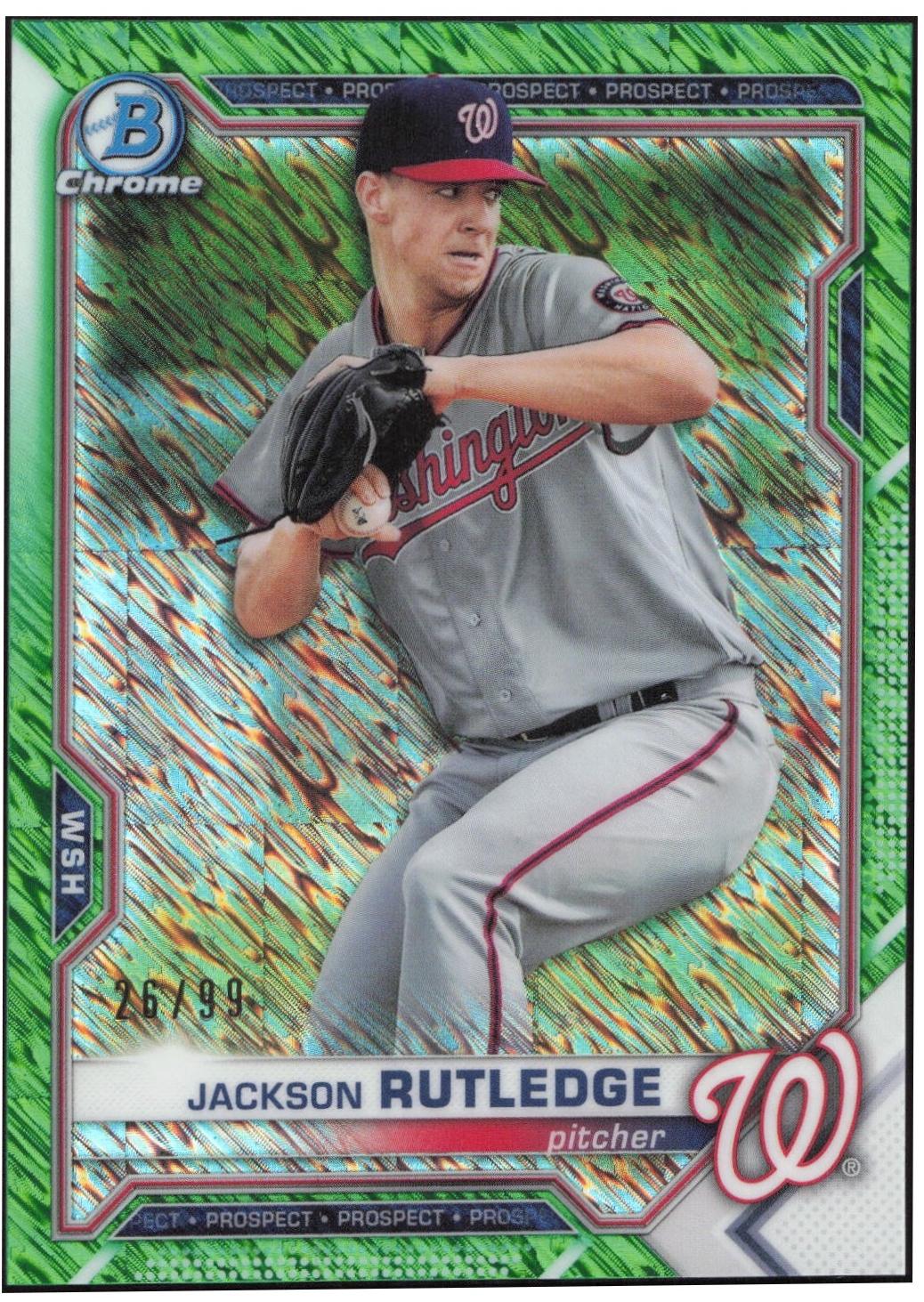 Jackson Rutledge [Green Refractor] #BCP-103