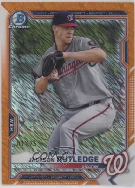 Jackson Rutledge [Orange Shimmer Refractor] #BCP-103