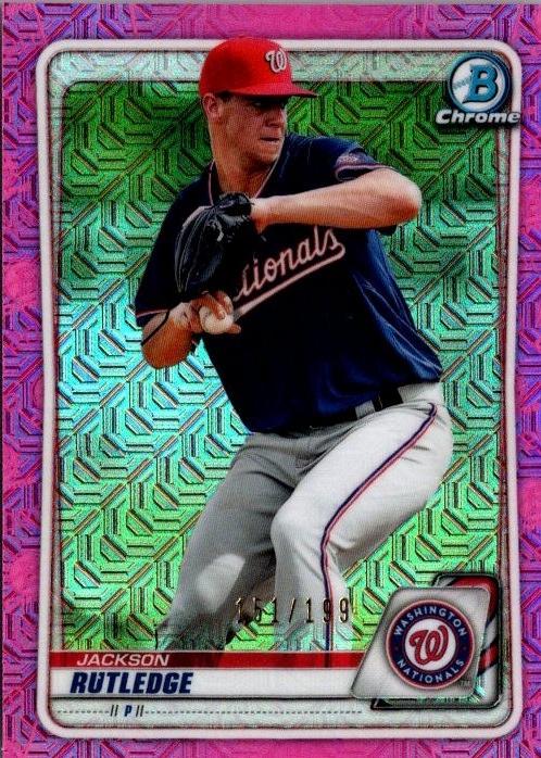 Jackson Rutledge [Pink Refractor Mega Box Mojo] #BCP-103