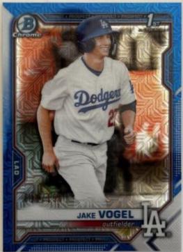 Jake Vogel [Blue Refractor Mega Box Mojo] #BCP-59