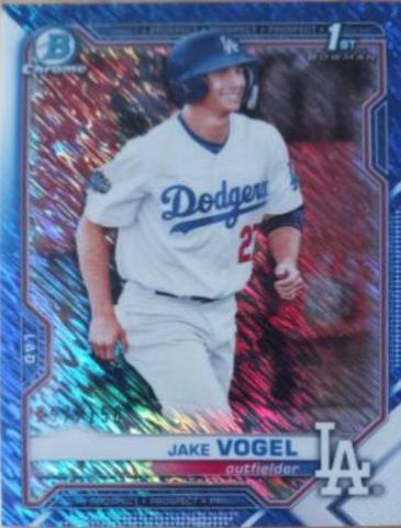 Jake Vogel [Blue Shimmer Refractor] #BCP-59