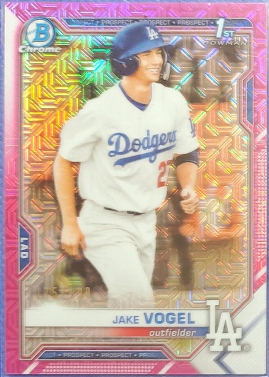 Jake Vogel [Pink Refractor Mega Box Mojo] #BCP-59