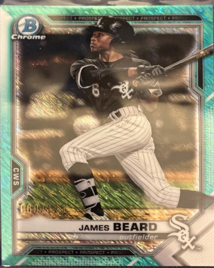 James Beard [Aqua Shimmer Refractor] #BCP-6