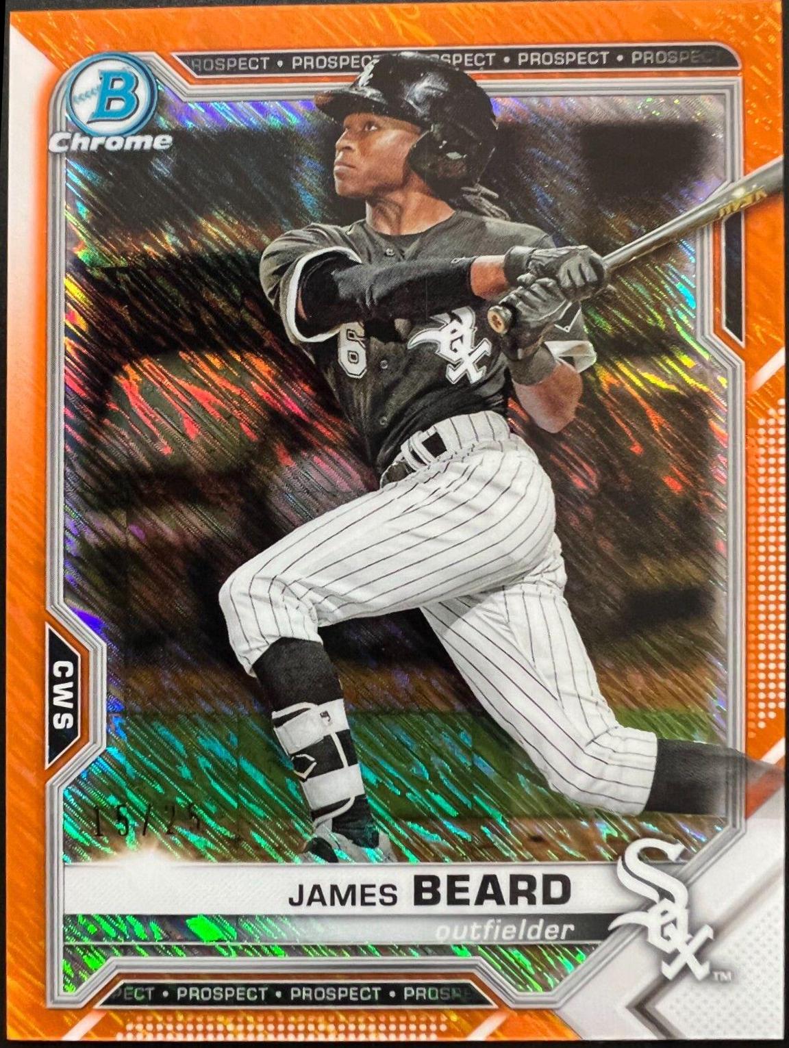 James Beard [Orange Shimmer Refractor] #BCP-6