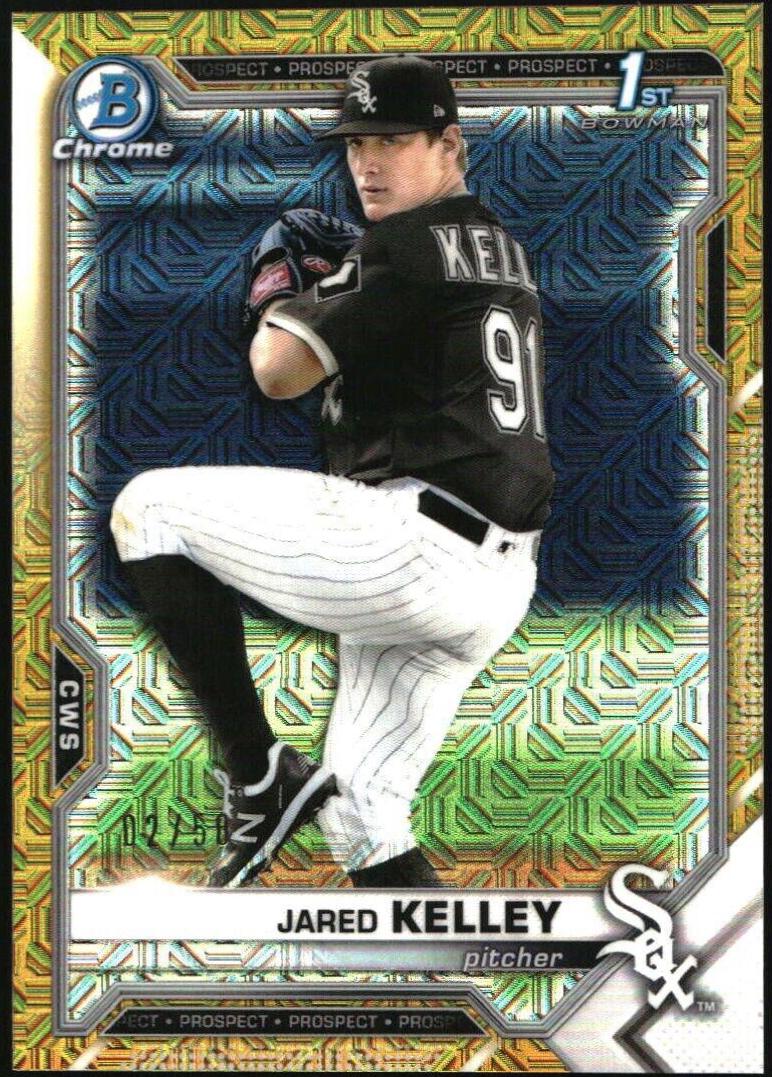 Jared Kelley [Gold Refractor Mega Box Mojo] #BCP-106
