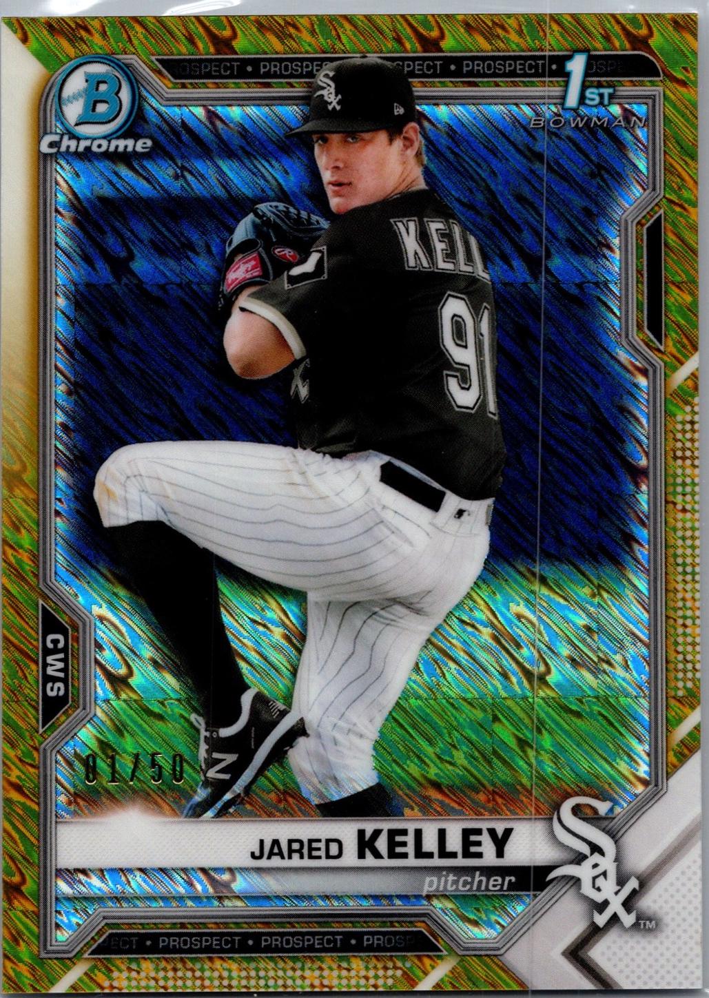 Jared Kelley [Gold Shimmer Refractor] #BCP-106