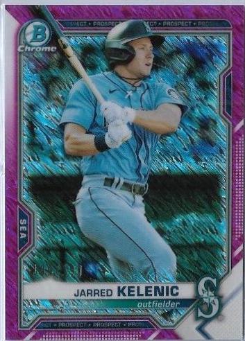 Jarred Kelenic [Fuchsia Shimmer Refractor] #BCP-102