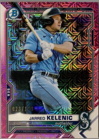 Jarred Kelenic [Pink Refractor Mega Box Mojo] #BCP-102