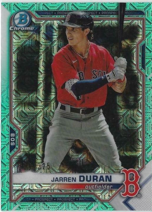 Jarren Duran [Aqua Refractor Mega Box Mojo] #BCP-135