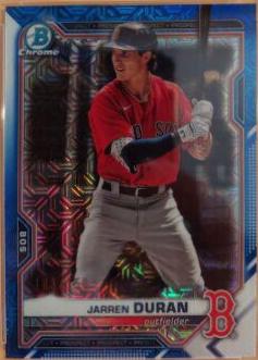 Jarren Duran [Blue Refractor Mega Box Mojo] #BCP-135