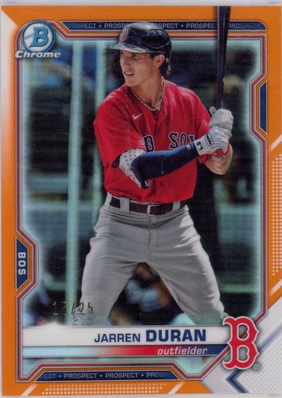 Jarren Duran [Orange Refractor] #BCP-135