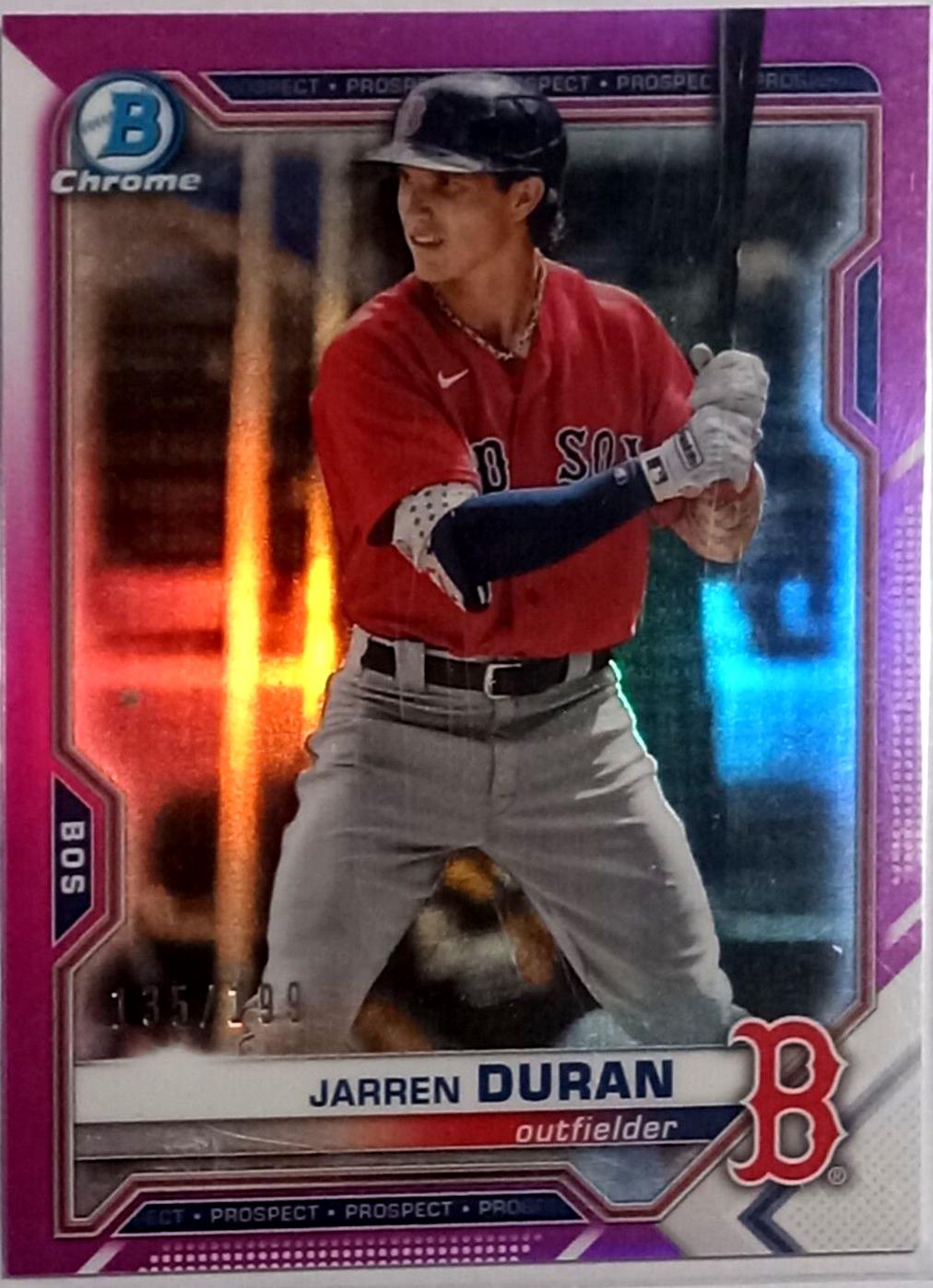 Jarren Duran [Pink Refractor Mega Box Mojo] #BCP-135