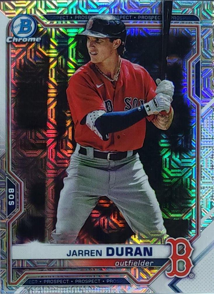 Jarren Duran [Yellow Refractor Mega Box Mojo] #BCP-135