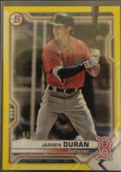 Jarren Duran [Yellow Refractor] #BCP-135