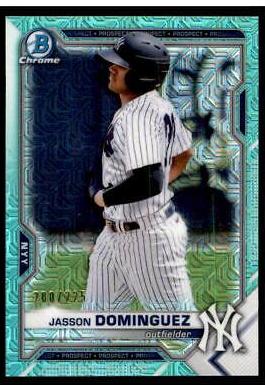Jasson Dominguez [Aqua Refractor Mega Box Mojo] #BCP-13