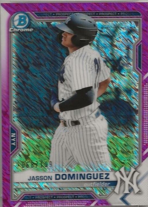 Jasson Dominguez [Fuchsia Shimmer Refractor] #BCP-13