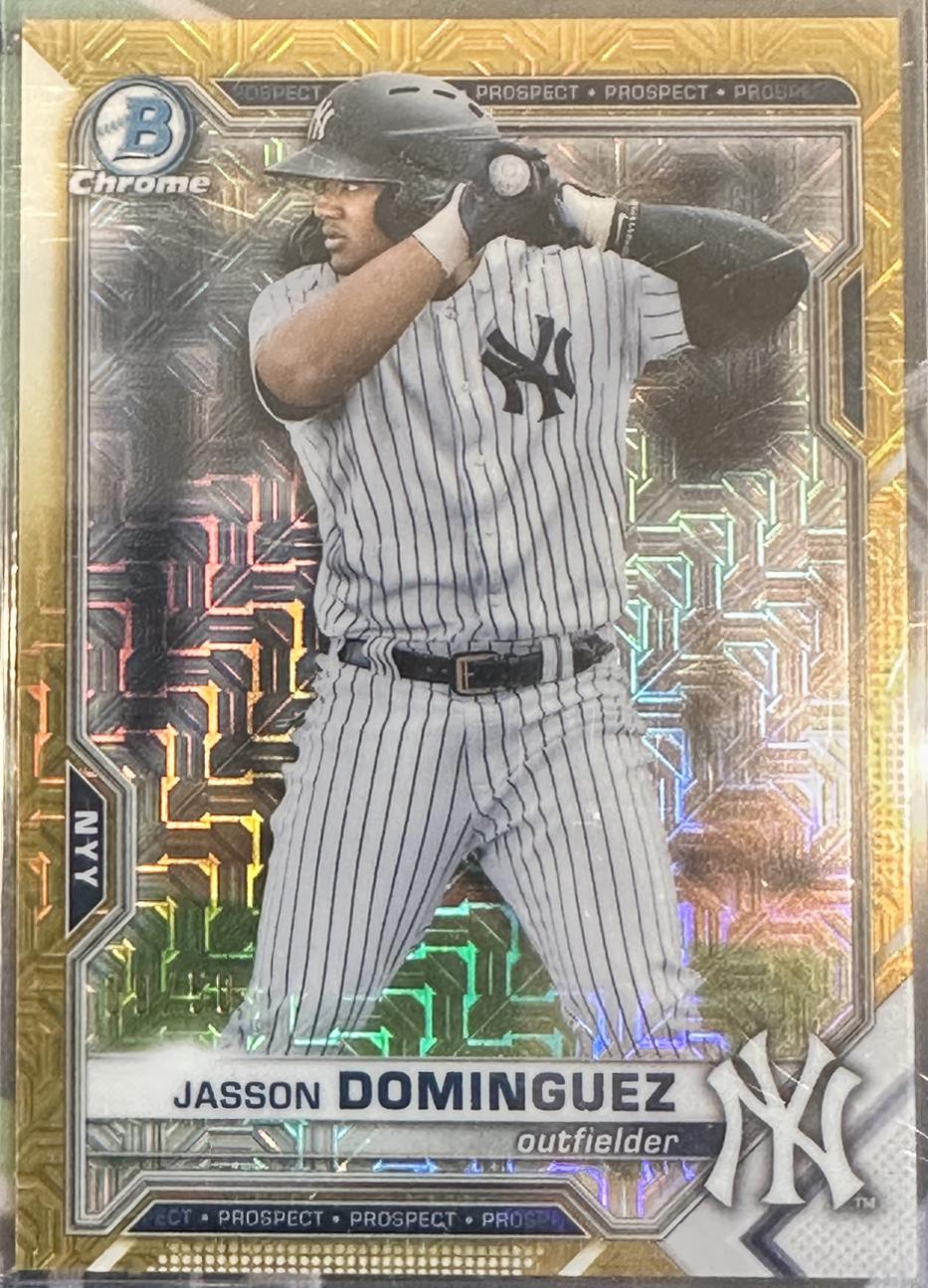 Jasson Dominguez [Gold Refractor Mega Box Mojo] #BCP-13