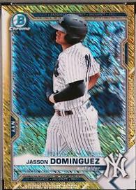 Jasson Dominguez [Gold Shimmer Refractor] #BCP-13