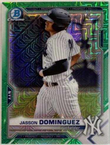 Jasson Dominguez [Green Refractor Mega Box Mojo] #BCP-13