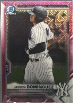 Jasson Dominguez [Pink Refractor Mega Box Mojo] #BCP-13