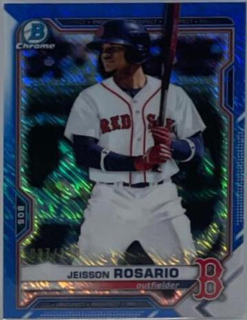 Jeisson Rosario [Blue Shimmer Refractor] #BCP-37