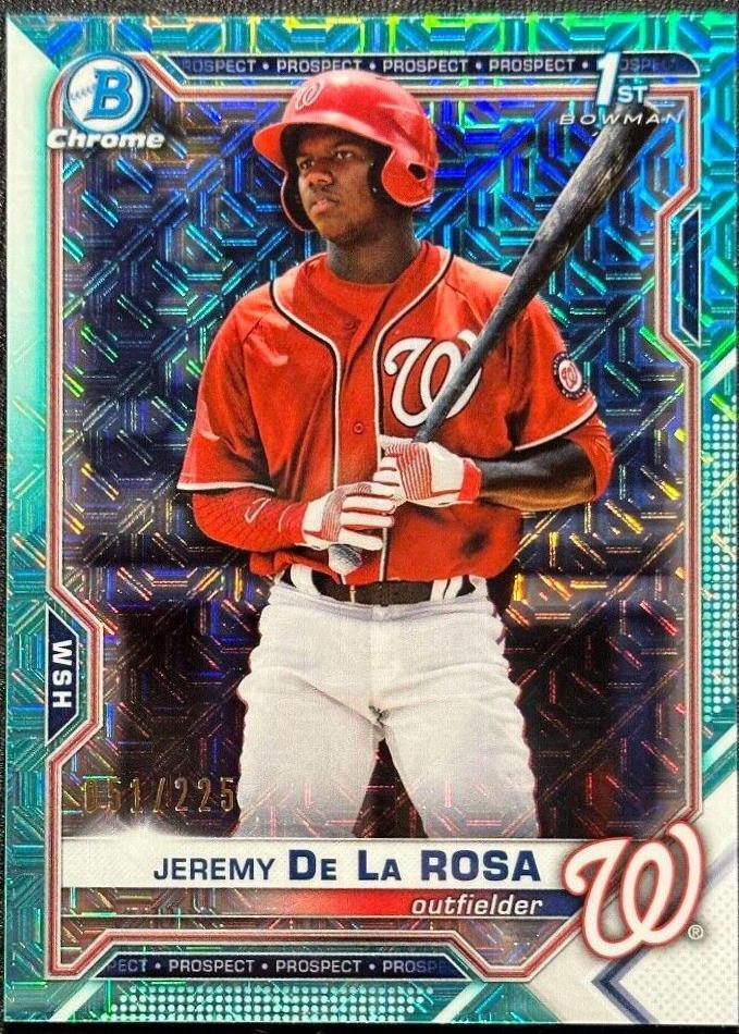 Jeremy De La Rosa [Aqua Refractor Mega Box Mojo] #BCP-25
