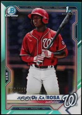 Jeremy De La Rosa [Aqua Refractor] #BCP-25