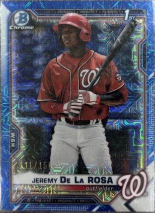 Jeremy De La Rosa [Blue Refractor Mega Box Mojo] #BCP-25