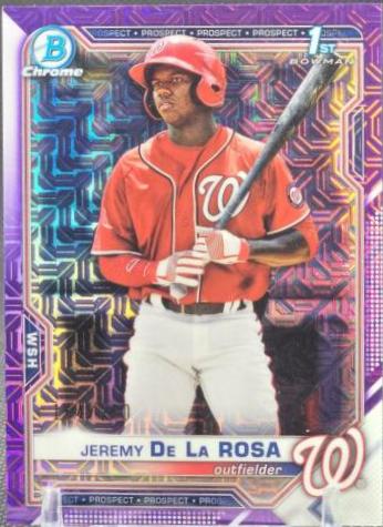 Jeremy De La Rosa [Purple Refractor Mega Box Mojo] #BCP-25