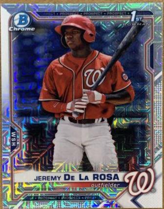 Jeremy De La Rosa [Yellow Refractor Mega Box Mojo] #BCP-25