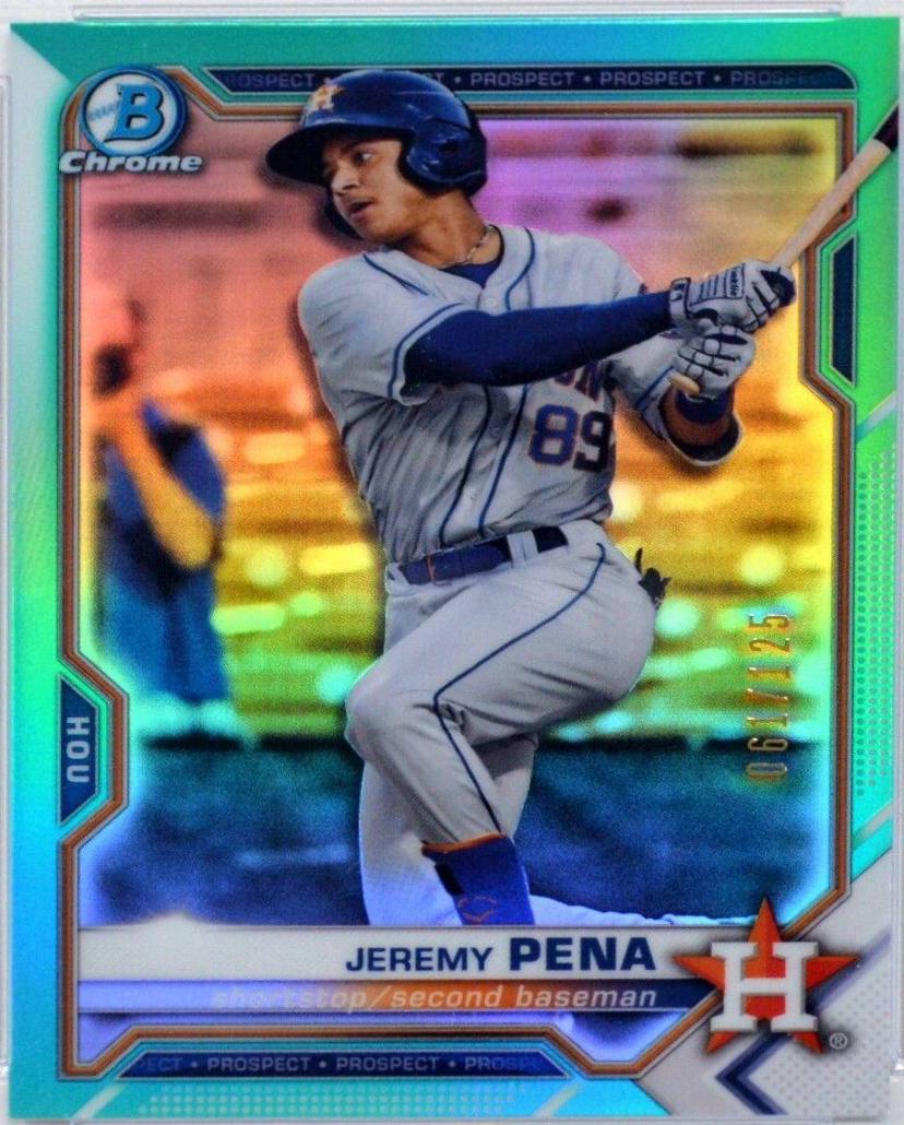 Jeremy Pena [Aqua Refractor] #BCP-11
