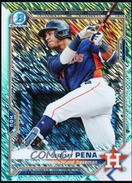 Jeremy Pena [Aqua Shimmer Refractor] #BCP-11