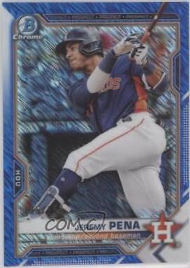 Jeremy Pena [Blue Shimmer Refractor] #BCP-11