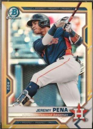 Jeremy Pena [Gold Refractor] #BCP-11