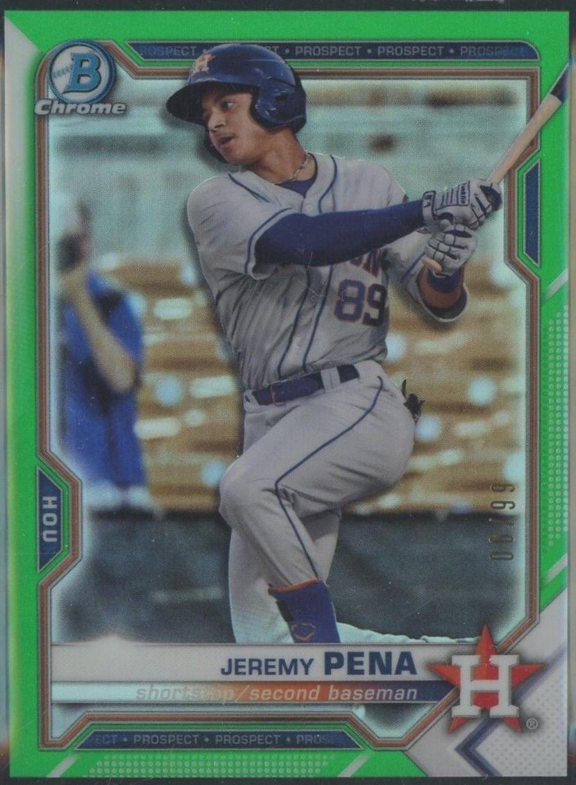 Jeremy Pena [Green Refractor] #BCP-11