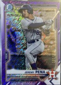 Jeremy Pena [Purple Refractor] #BCP-11