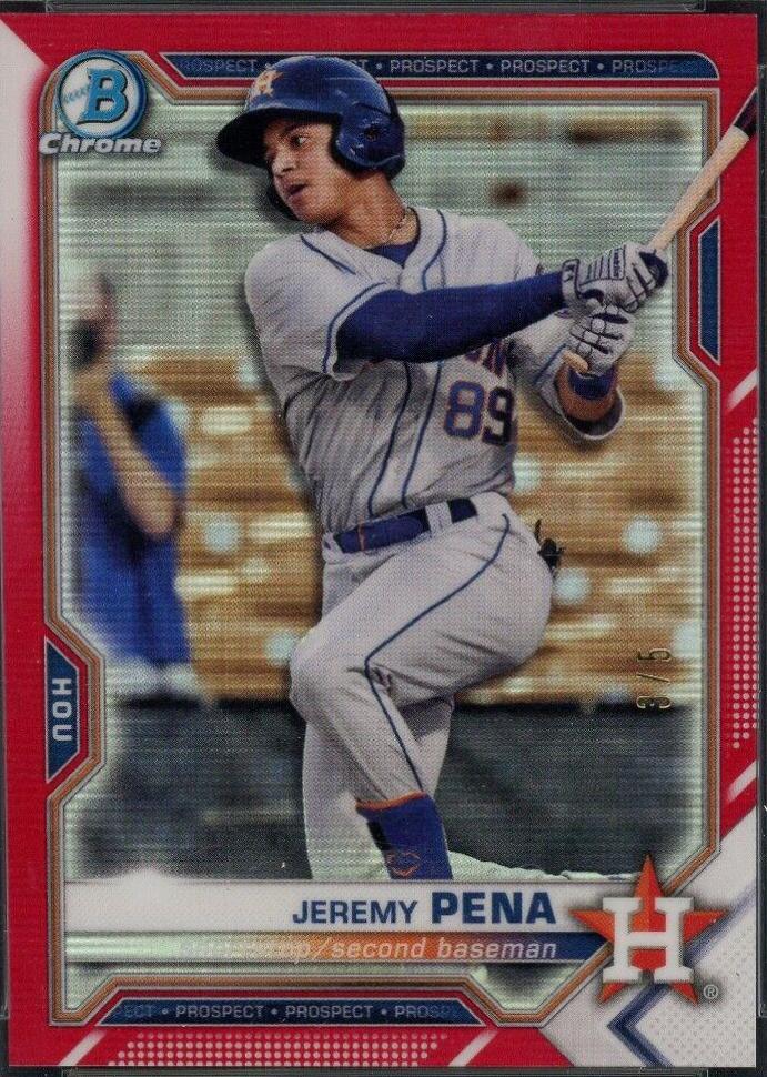 Jeremy Pena [Red Refractor] #BCP-11
