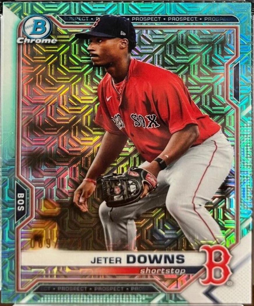 Jeter Downs [Aqua Refractor Mega Box Mojo] #BCP-107