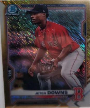 Jeter Downs [Gold Shimmer Refractor] #BCP-107