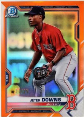 Jeter Downs [Orange Refractor] #BCP-107