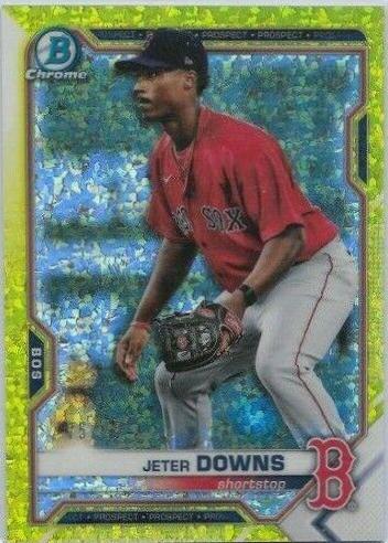 Jeter Downs [Yellow Refractor] #BCP-107