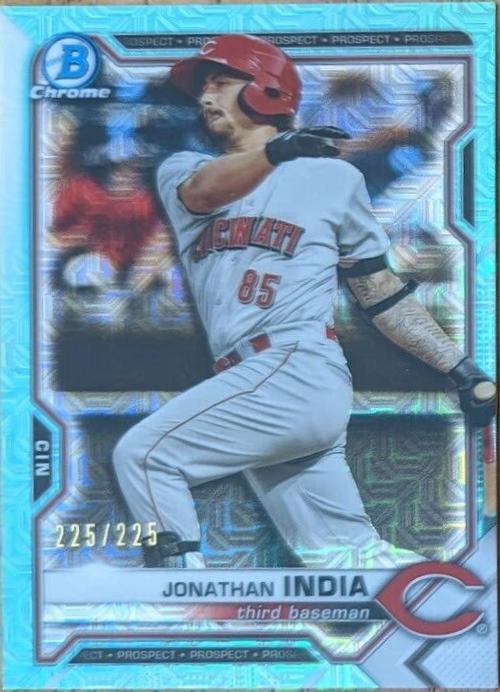 Jonathan India [Aqua Refractor Mega Box Mojo] #BCP-46